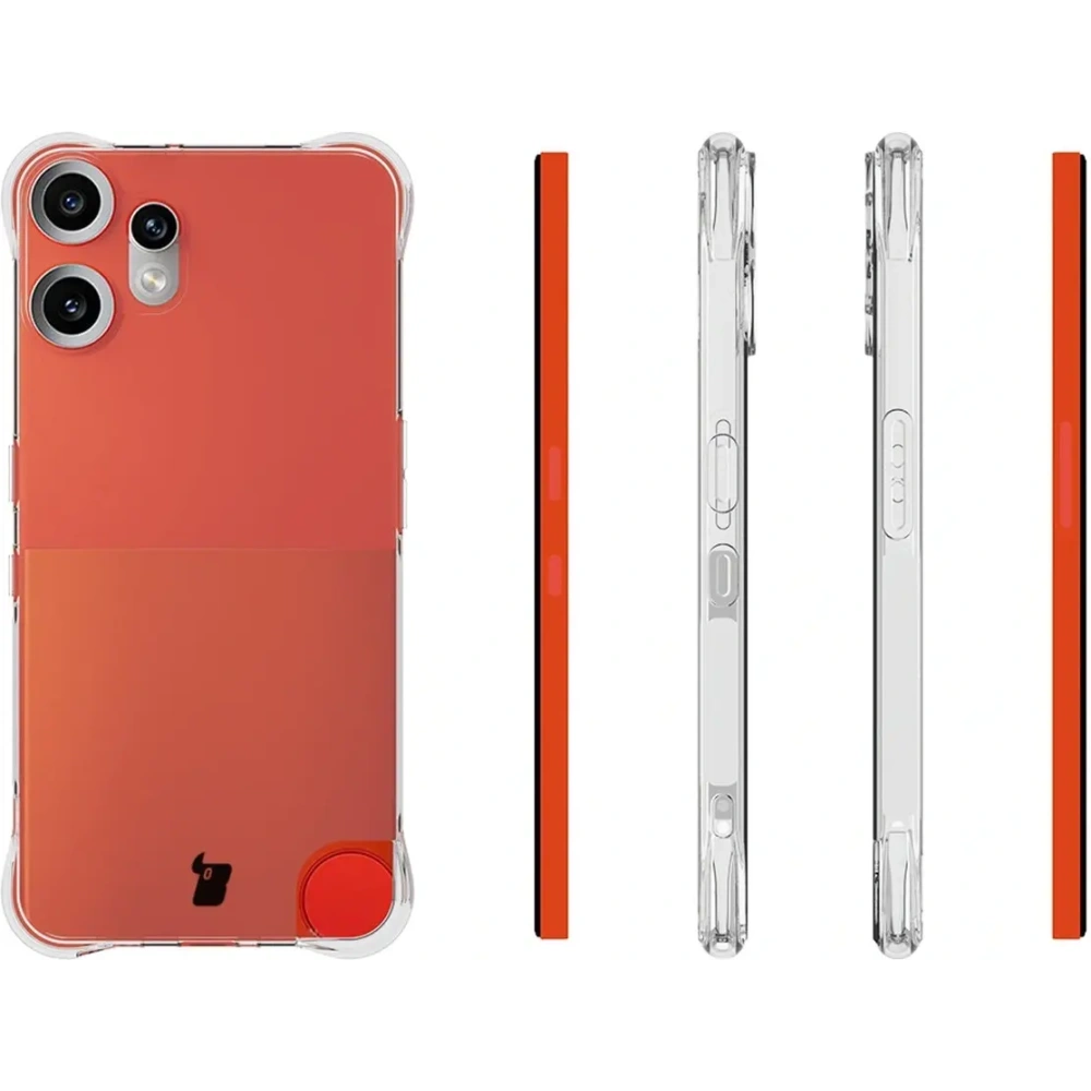 Elastyczne etui Bizon Case Salpa do Nothing CMF Phone 2 Pro przezroczyste