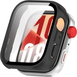 Kup Etui ze szkłem do zegarka Bizon Case+Glass Watch do Huawei Watch Fit 4 czarne matowe - BIZ9420 - {ean13} - Sklep Home Screen
