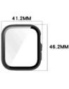 Kup Caz Bizon+Sticlă Ceas Huawei Watch Fit 4 negru mat - BIZ9420 - {ean13} - Sklep Home Screen