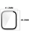 Kup Bizon Case+Üveg Óra Huawei Watch Fit 4 selyem ezüst - BIZ9421 - {ean13} - Sklep Home Screen