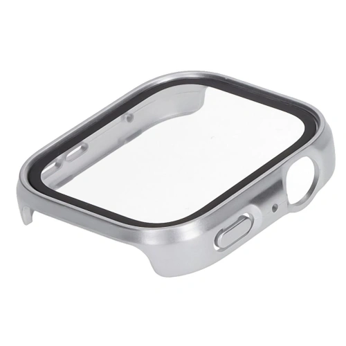 Kup Bizon Case+Üveg Óra Huawei Watch Fit 4 selyem ezüst - BIZ9421 - {ean13} - Sklep Home Screen