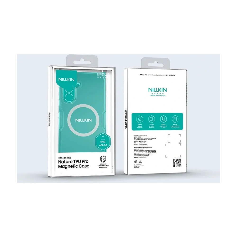 Etui Nillkin Nature Pro Magnetic Samsung A56 5G, Clear / PrzeŹroczysty