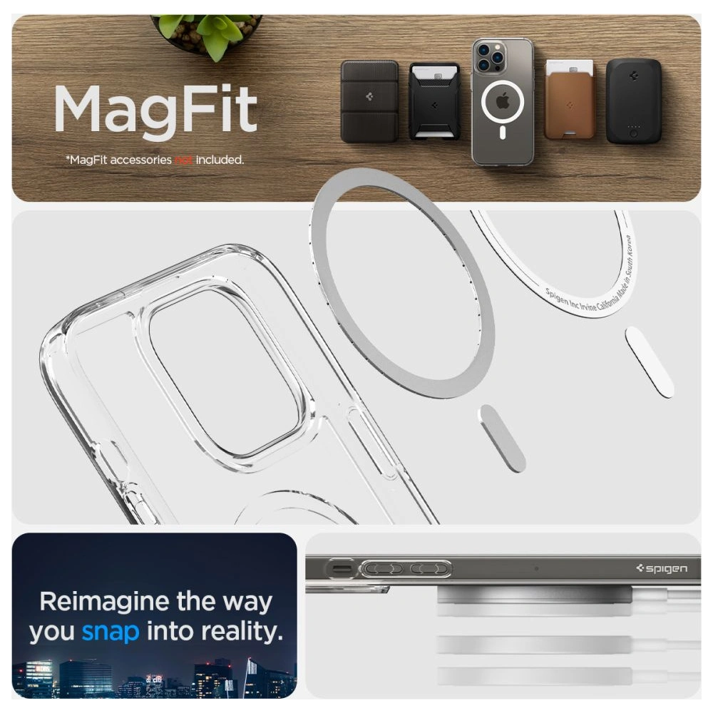 [CR] Etui Spigen Ultra Hybrid Mag MagSafe Apple iPhone 14 Pro White