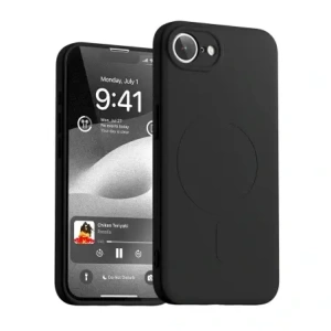 Buy Mercury Semi-Silicone MagSafe Case Apple iPhone 16e black - MCR6 - {ean13} - Home Screen Store Europe