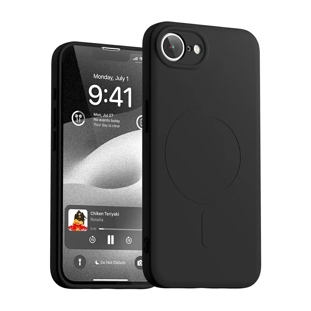 Etui Mercury Semi-Silicone MagSafe do Apple iPhone 16e czarny