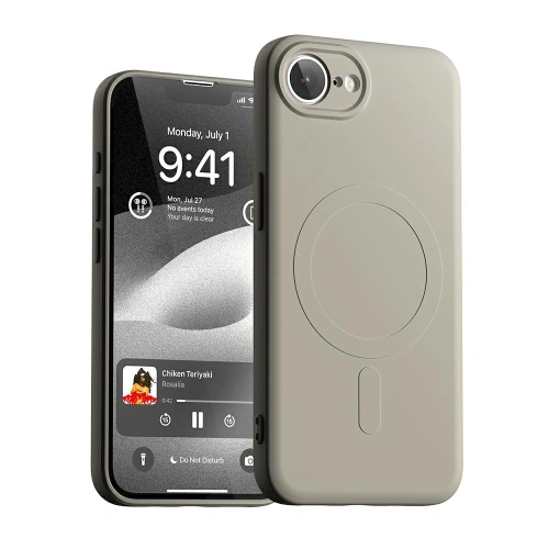 Kup Carcasa Semi-Siliconică MagSafe Mercury pentru Apple iPhone 16e stone - MCR9 - {ean13} - Sklep Home Screen