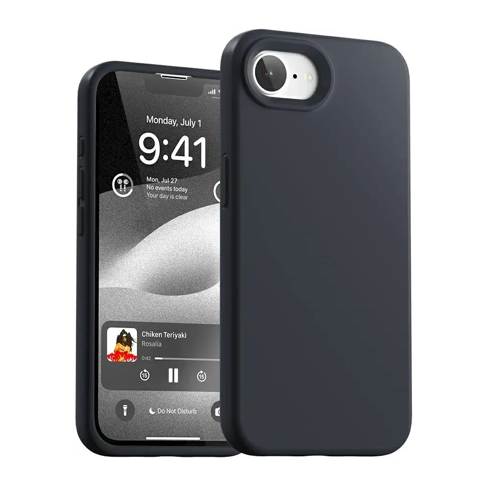 Etui Mercury Silicone do Apple iPhone 16e granatowy