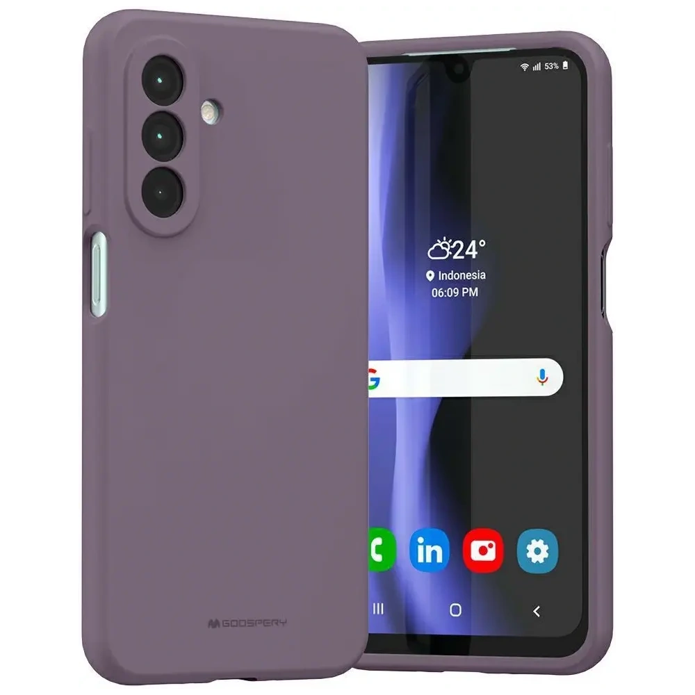 Etui Mercury Silicone do Samsung Galaxy A26 fioletowy