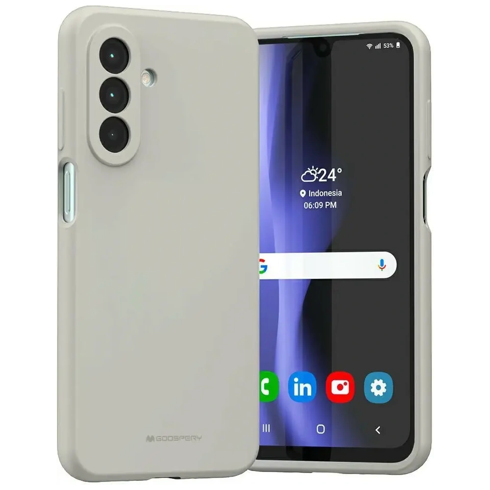 Etui Mercury Silicone do Samsung Galaxy A26 kamienny