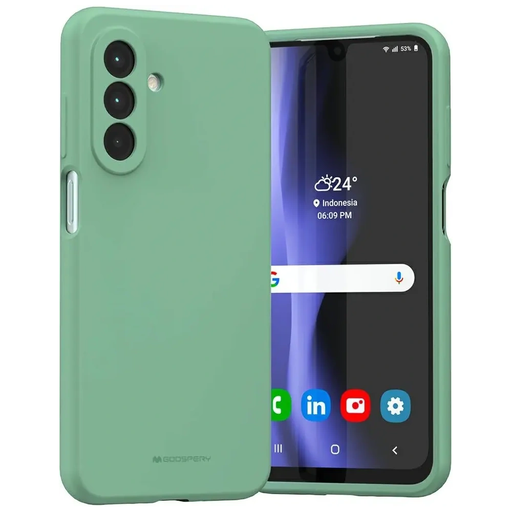 Etui Mercury Silicone do Samsung Galaxy A26 zielony