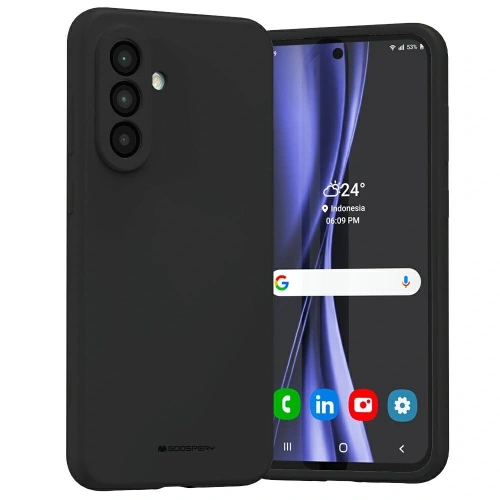 Buy Mercury Silicone Case Samsung Galaxy A56 black - MCR39 - {ean13} - Home Screen Store Europe