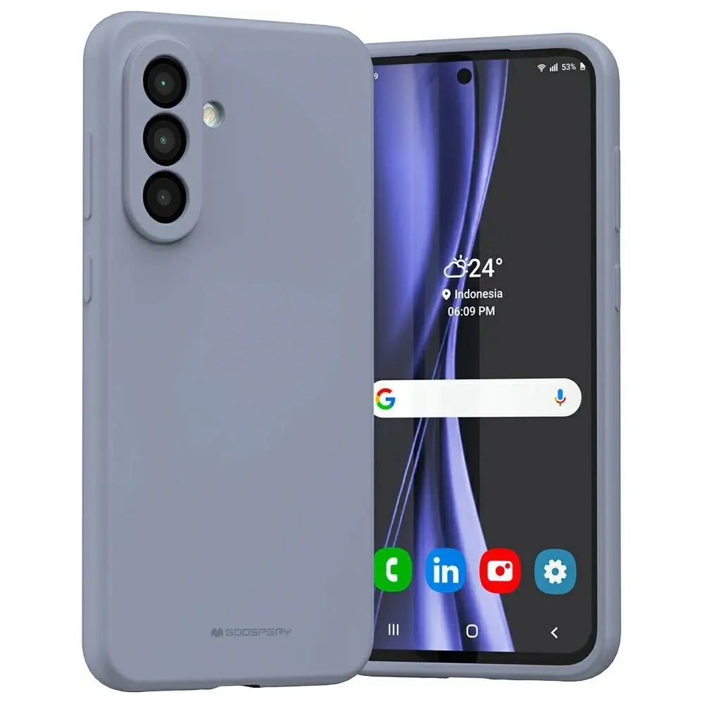Etui Mercury Silicone do Samsung Galaxy A56 lawendowy