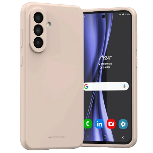 Buy Mercury Silicone Case Samsung Galaxy A56 pink sandy - MCR45 - {ean13} - Home Screen Store Europe