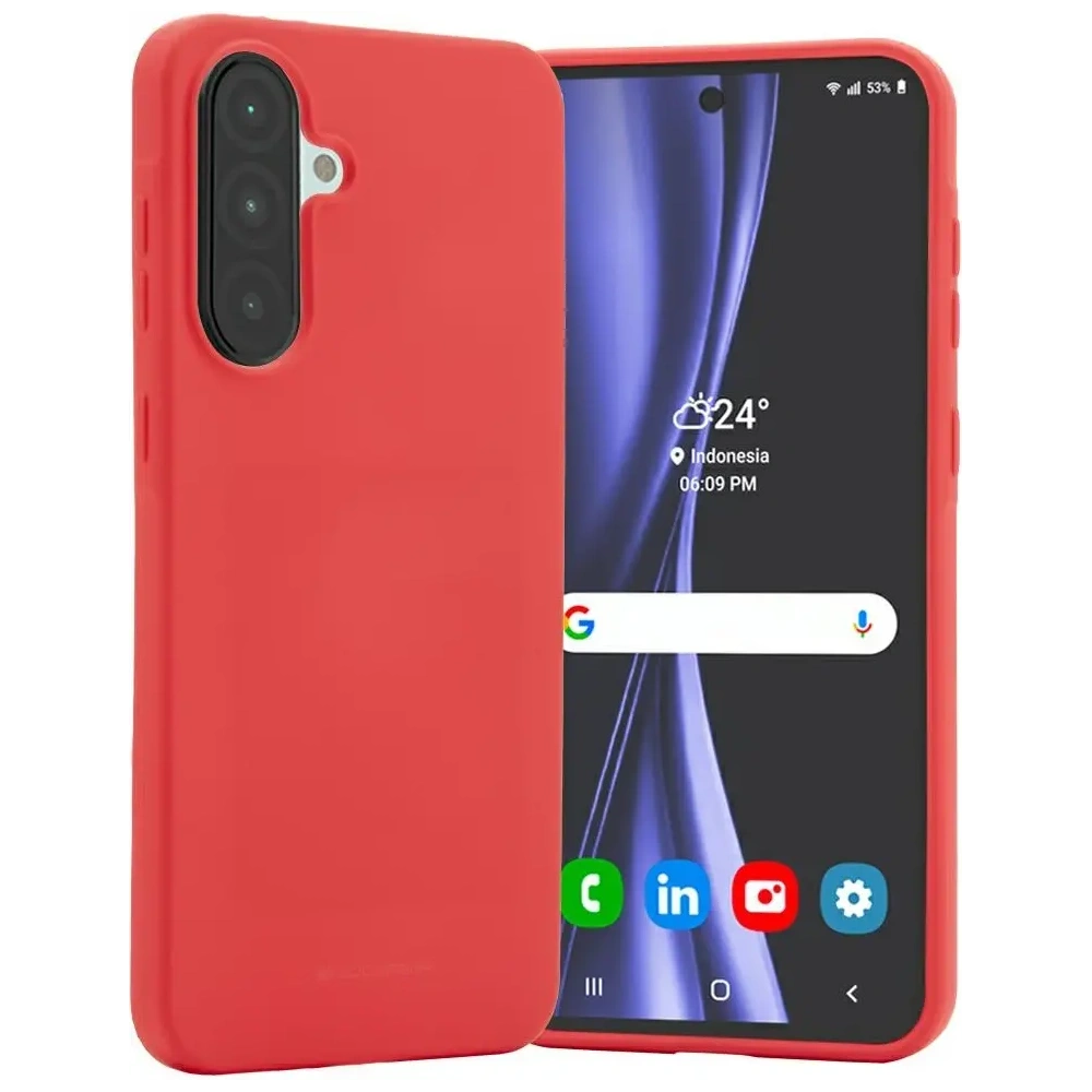 Etui Mercury Soft do Samsung Galaxy A56 czerwony