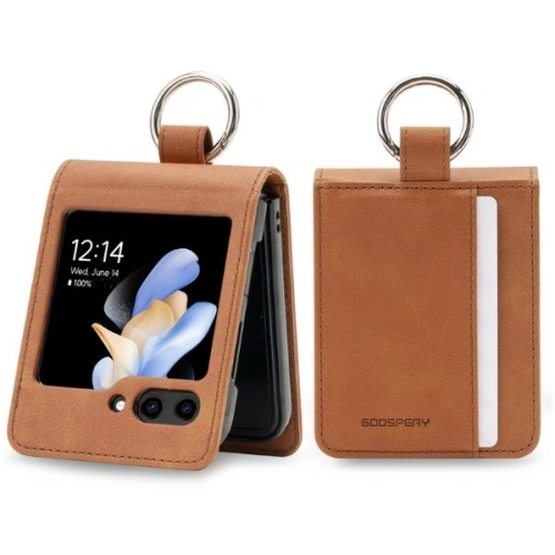 Buy Mercury Basic Diary Case Samsung Galaxy Z Flip6 light brown - MCR71 - {ean13} - Home Screen Store Europe