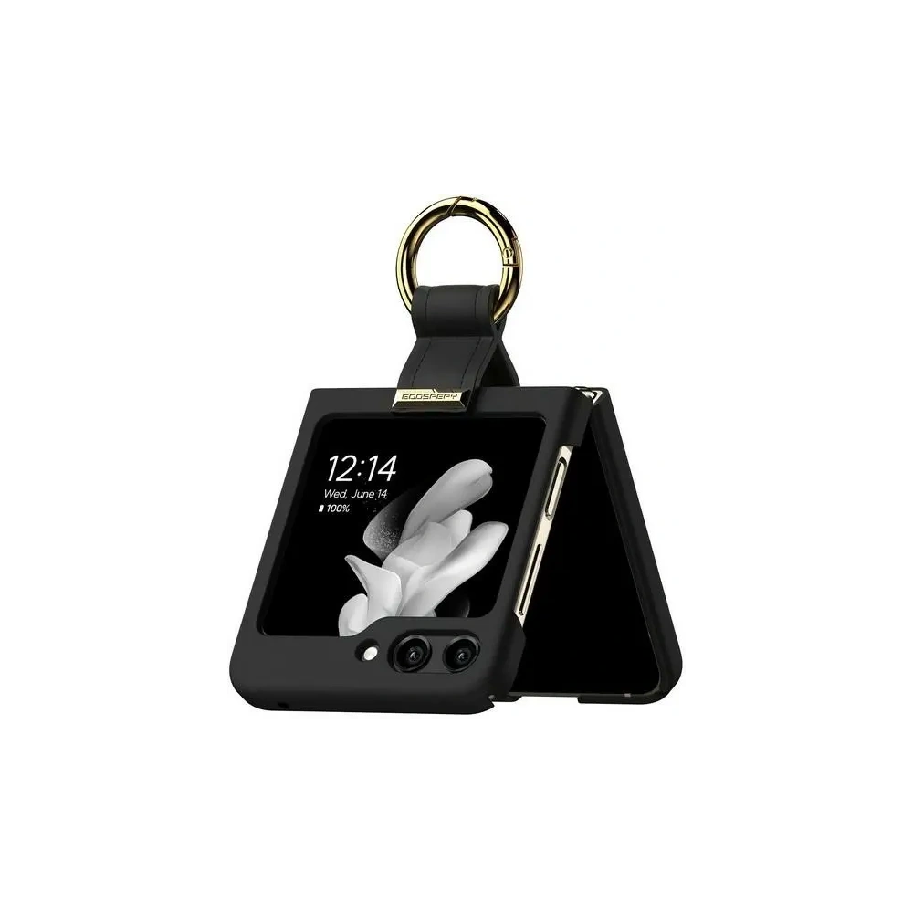 Etui Mercury Gold Ring do Samsung Galaxy Flip6 czarny