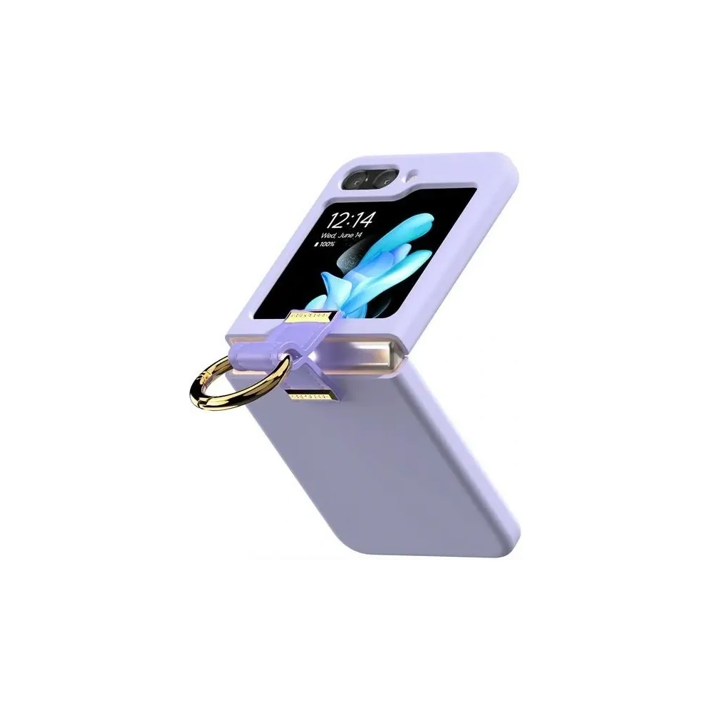 Etui Mercury Gold Ring do Samsung Galaxy Flip6 liliowy