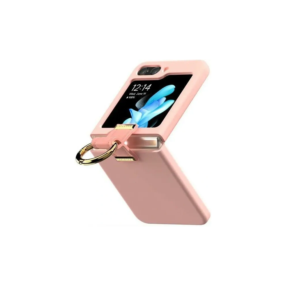 Etui Mercury Gold Ring do Samsung Galaxy Flip6 różowy