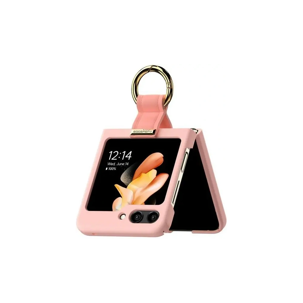 Etui Mercury Gold Ring do Samsung Galaxy Flip6 różowy
