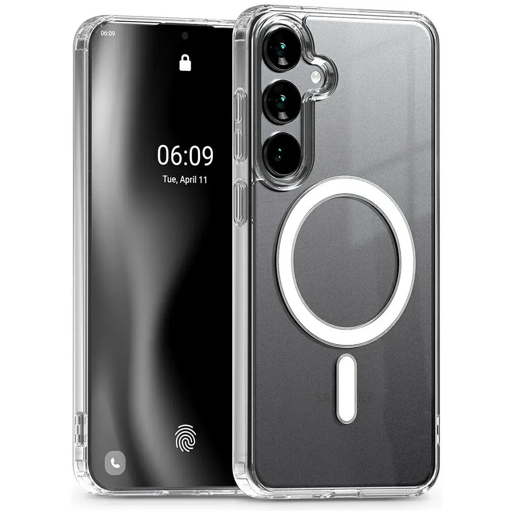 Etui Mercury MagSafe Jelhard do Samsung Galaxy S25+ Plus przezroczysty