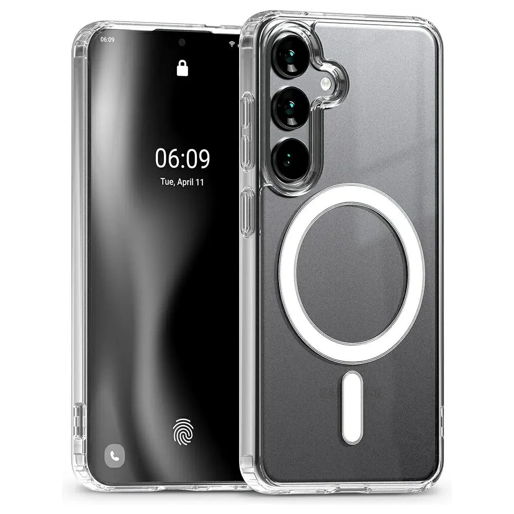 Etui Mercury MagSafe Jelhard do Samsung Galaxy S25 przezroczysty