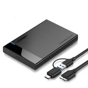 Kup Obudowa zewnętrzna dysku HDD/SSD 2,5" UGREEN US221, SATA, USB 3.0 + USB-C do micro USB 3.0 - UGR409 - {ean13} - Sklep Home Screen