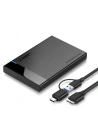 Kup UGREEN US221 2,5" HDD/SSD külső ház, SATA, USB 3.0 + USB-C micro USB 3.0-hoz - UGR409 - {ean13} - Sklep Home Screen