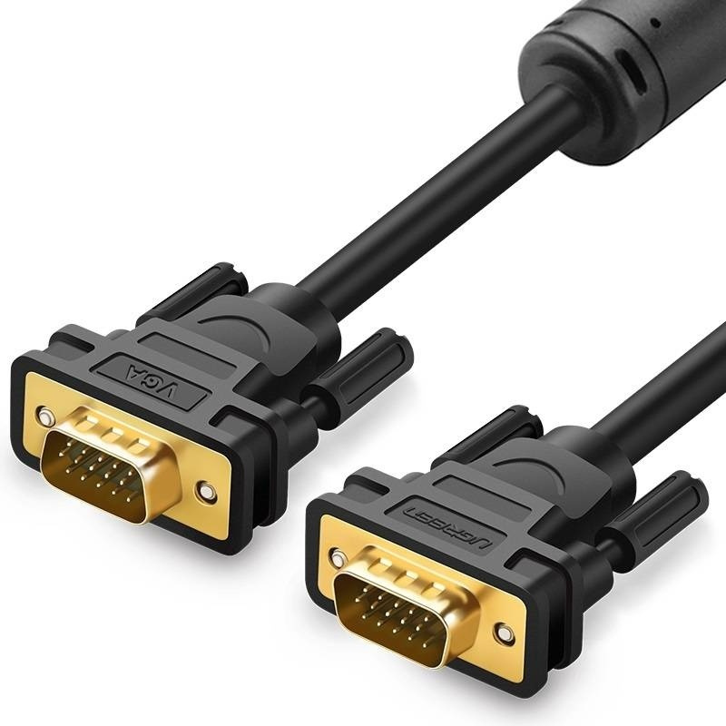 Buy UGREEN VG101 VGA Cable, FullHD, 2m (Black) - 6957303876464 - UGR410BLK - Homescreen.pl