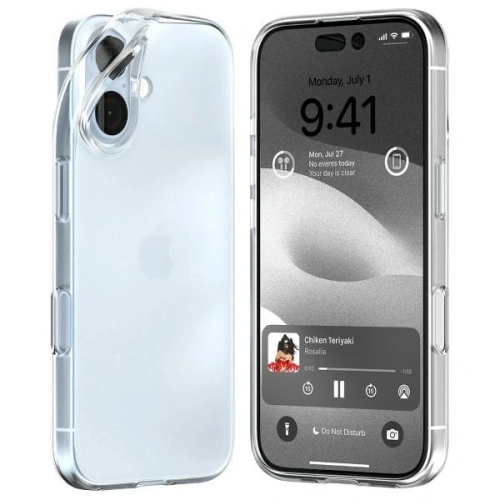 Kup Mercury Jelly Átlátszó Tok Apple iPhone 16-hoz átlátszó - MCR160 - {ean13} - Sklep Home Screen
