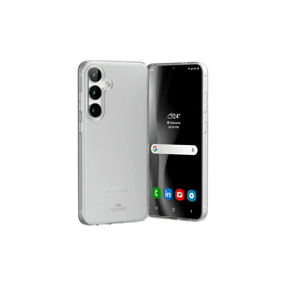 Etui Mercury Jelly Clear do Samsung Galaxy S24 FE przezroczysty