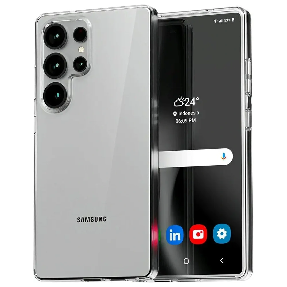 Etui Mercury Jelly Clear do Samsung Galaxy S25 Ultra przezroczysty