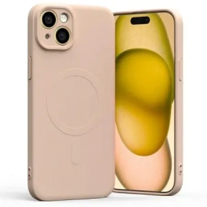 Buy Mercury MagSafe Semi-Silicone Case Apple iPhone 15 Plus / 14 Plus pink sandy - MCR185 - {ean13} - Home Screen Store Europe