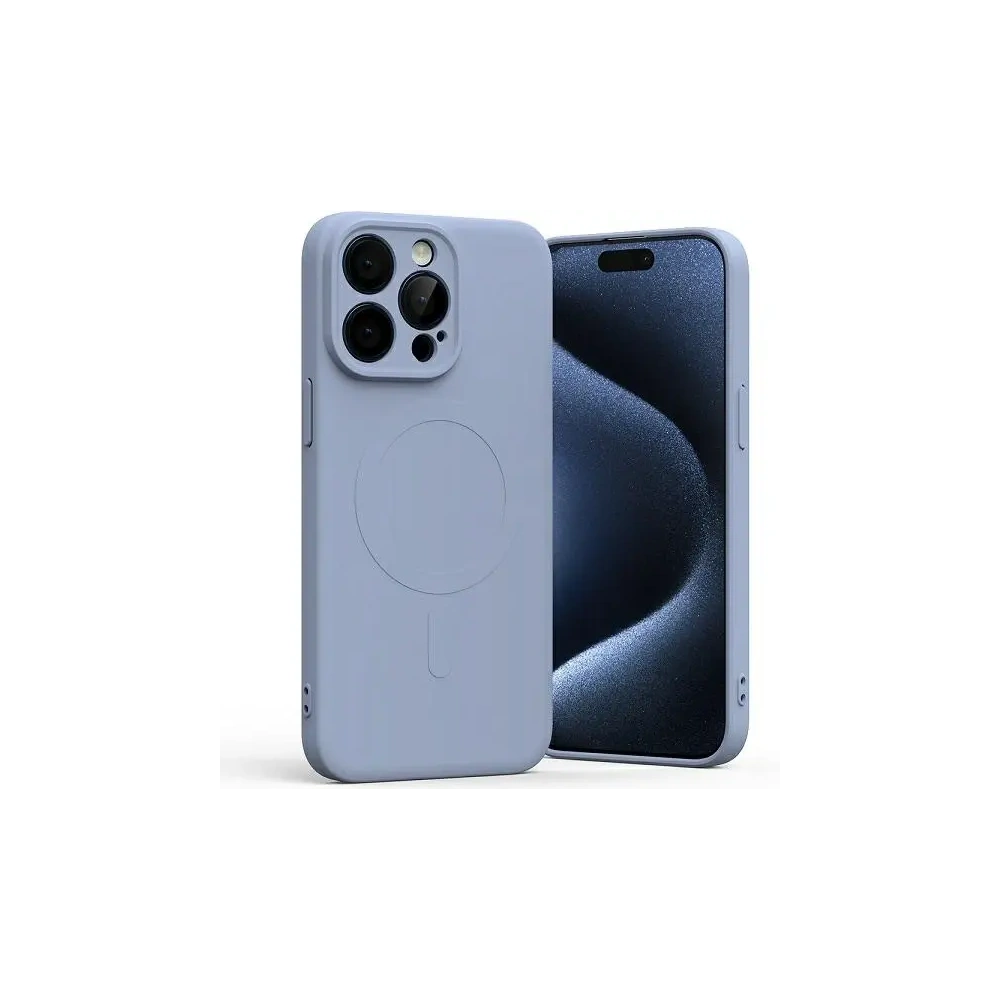 Etui Mercury MagSafe Semi-Silicone do Apple iPhone 15 Pro Max lawenda