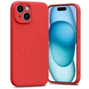Buy Mercury MagSafe Semi-Silicone Case Apple iPhone 15 red - MCR188 - {ean13} - Home Screen Store Europe