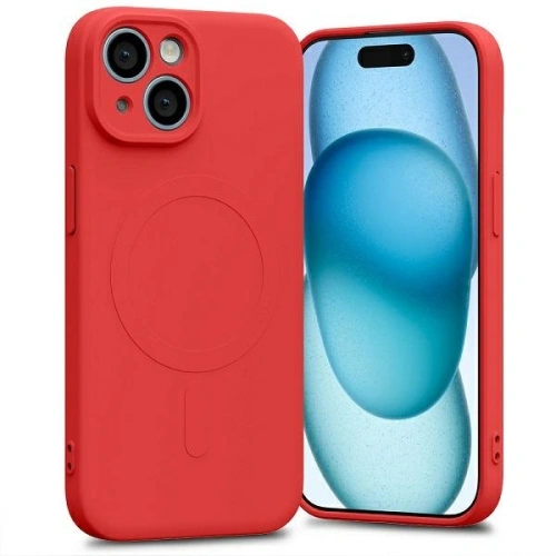 Buy Mercury MagSafe Semi-Silicone Case Apple iPhone 15 red - MCR188 - {ean13} - Home Screen Store Europe