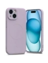 Carcasă semi-siliconică Mercury MagSafe pentru Apple iPhone 15 violet lila
