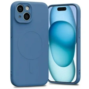 Buy Mercury MagSafe Semi-Silicone Case Apple iPhone 15 blue - MCR191 - {ean13} - Home Screen Store Europe