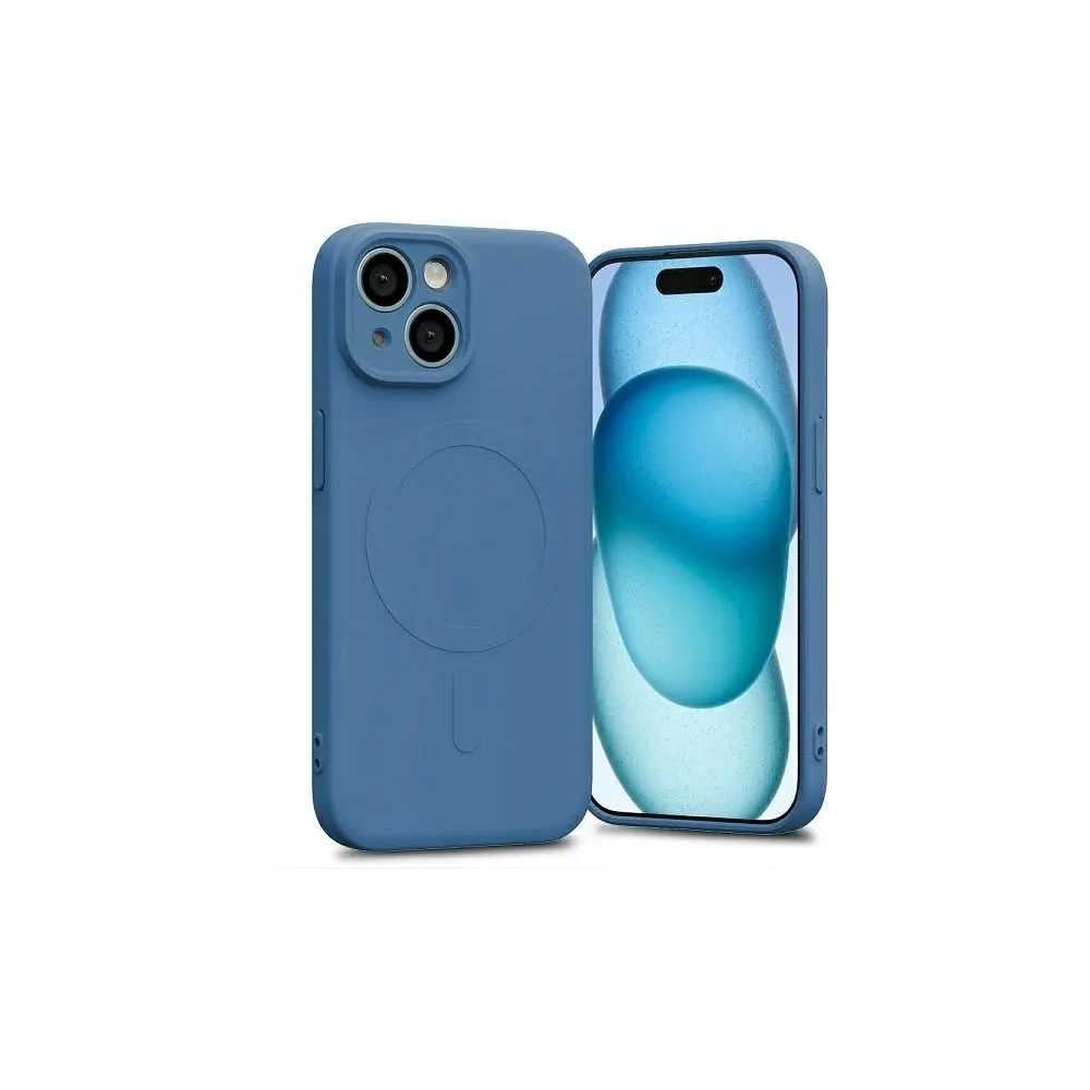 Etui Mercury MagSafe Semi-Silicone do Apple iPhone 15 niebieski
