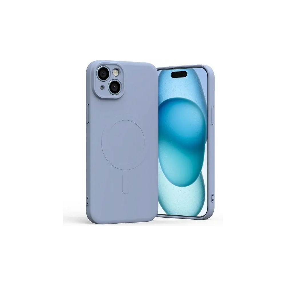 Etui Mercury MagSafe Semi-Silicone do Apple iPhone 15 Plus lawenda
