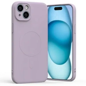 Buy Mercury MagSafe Semi-Silicone Case Apple iPhone 15 Plus lilac purple - MCR197 - {ean13} - Home Screen Store Europe