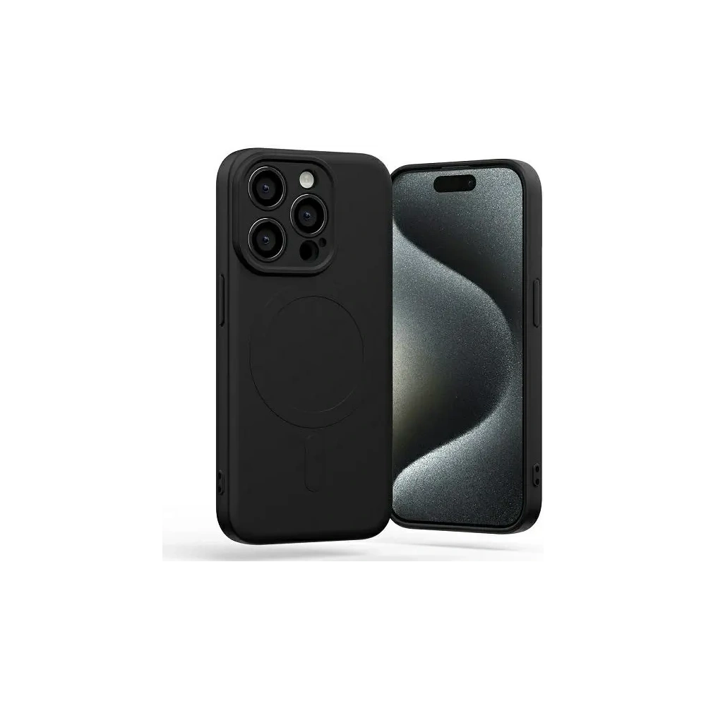 Etui Mercury MagSafe Semi-Silicone do Apple iPhone 15 Pro czarny