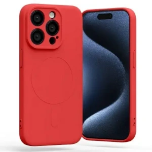 Buy Mercury MagSafe Semi-Silicone Case Apple iPhone 15 Pro red - MCR201 - {ean13} - Home Screen Store Europe