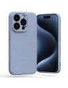 Husa Semi-Silicon Mercury MagSafe pentru Apple iPhone 15 Pro lavandă
