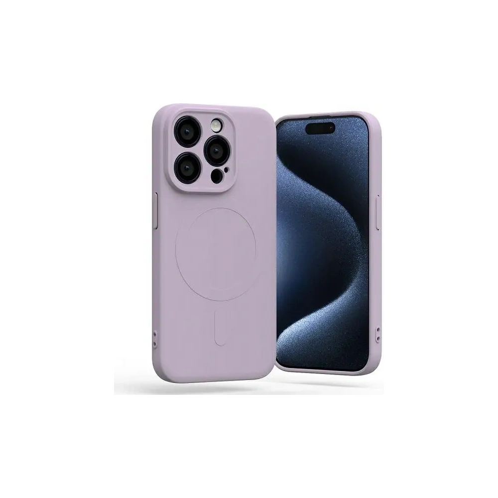 Etui Mercury MagSafe Semi-Silicone do Apple iPhone 15 Pro liliowy fiolet