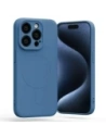 Carcasă semi-siliconică Mercury MagSafe pentru Apple iPhone 15 Pro, albastră