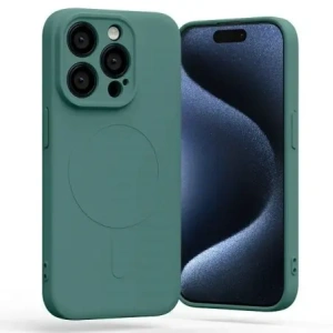 Kup Etui Mercury MagSafe Semi-Silicone do Apple iPhone 15 Pro zielony - MCR206 - {ean13} - Sklep Home Screen