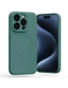 Carcasă semi-siliconică Mercury MagSafe pentru Apple iPhone 15 Pro verde