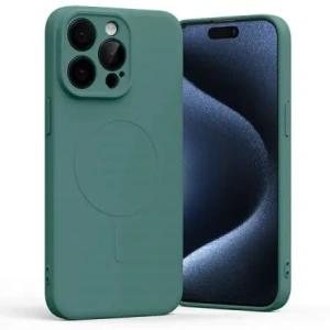 Buy Mercury MagSafe Semi-Silicone Case Apple iPhone 15 Pro Max green - MCR212 - {ean13} - Home Screen Store Europe