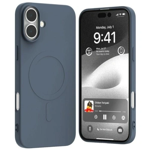 Buy Mercury MagSafe Semi-Silicone Case Apple iPhone 16 Plus navy blue - MCR214 - {ean13} - Home Screen Store Europe