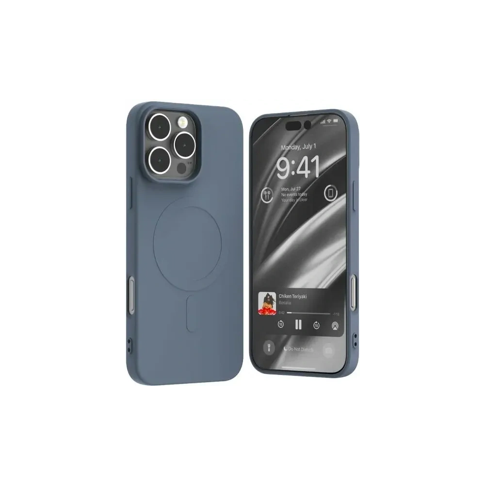 Etui Mercury MagSafe Semi-Silicone do Apple iPhone 16 Pro Max granatowy